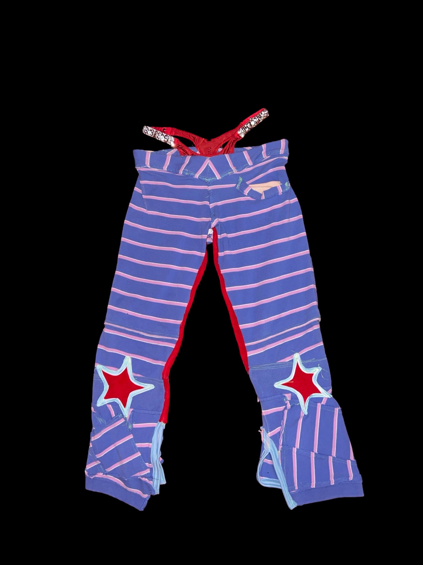 Pants with thong